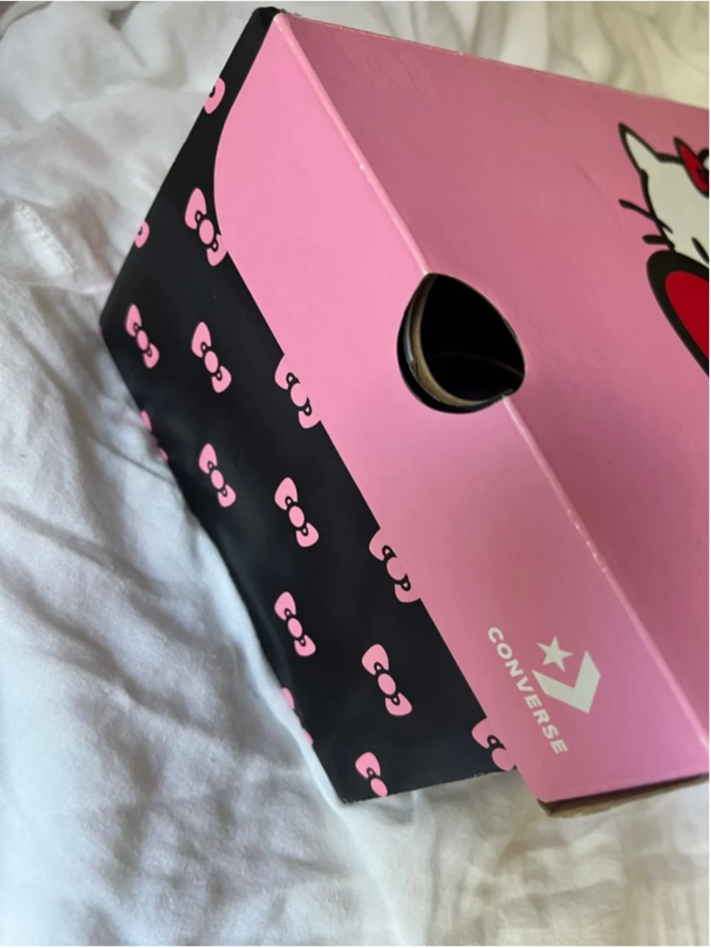 Converse x Hello Kitty Sneakers Maddie Size 4 (Big kids) Black Pink Women’s 6